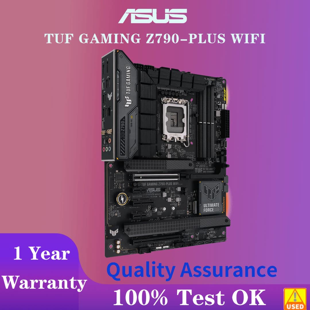 ASUS TUF GAMING Z790-PLUS WIFI Motherboard Socket LGA1700 CPU DDR5 7200(OC)  MHz Memory Chipset Z790 ATX Mainboard