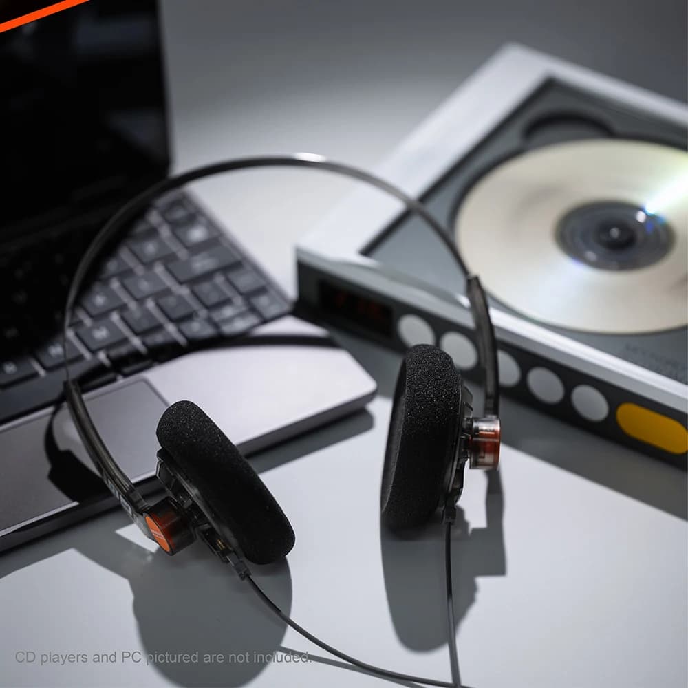 MOONDROP Old Fashioned Portable On-Ear Headphone open-back Headset 0.78mm 2Pin interchangeable cable - 2