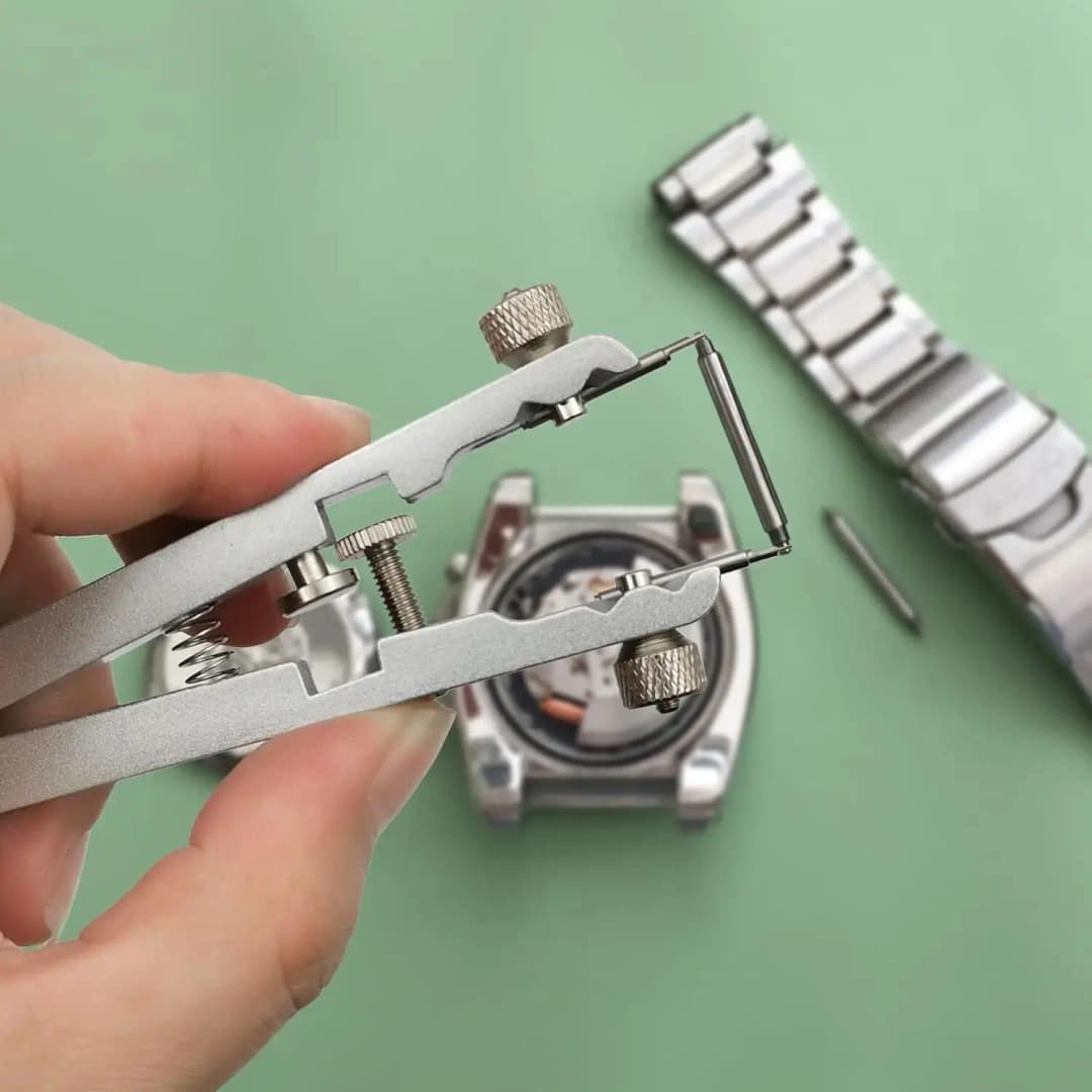 Watch Spring Bar Plier Tool Kit Spring Bar Tweezer Tool For Watch Wrist Bands Strap Removal Repair Fix Set - 6