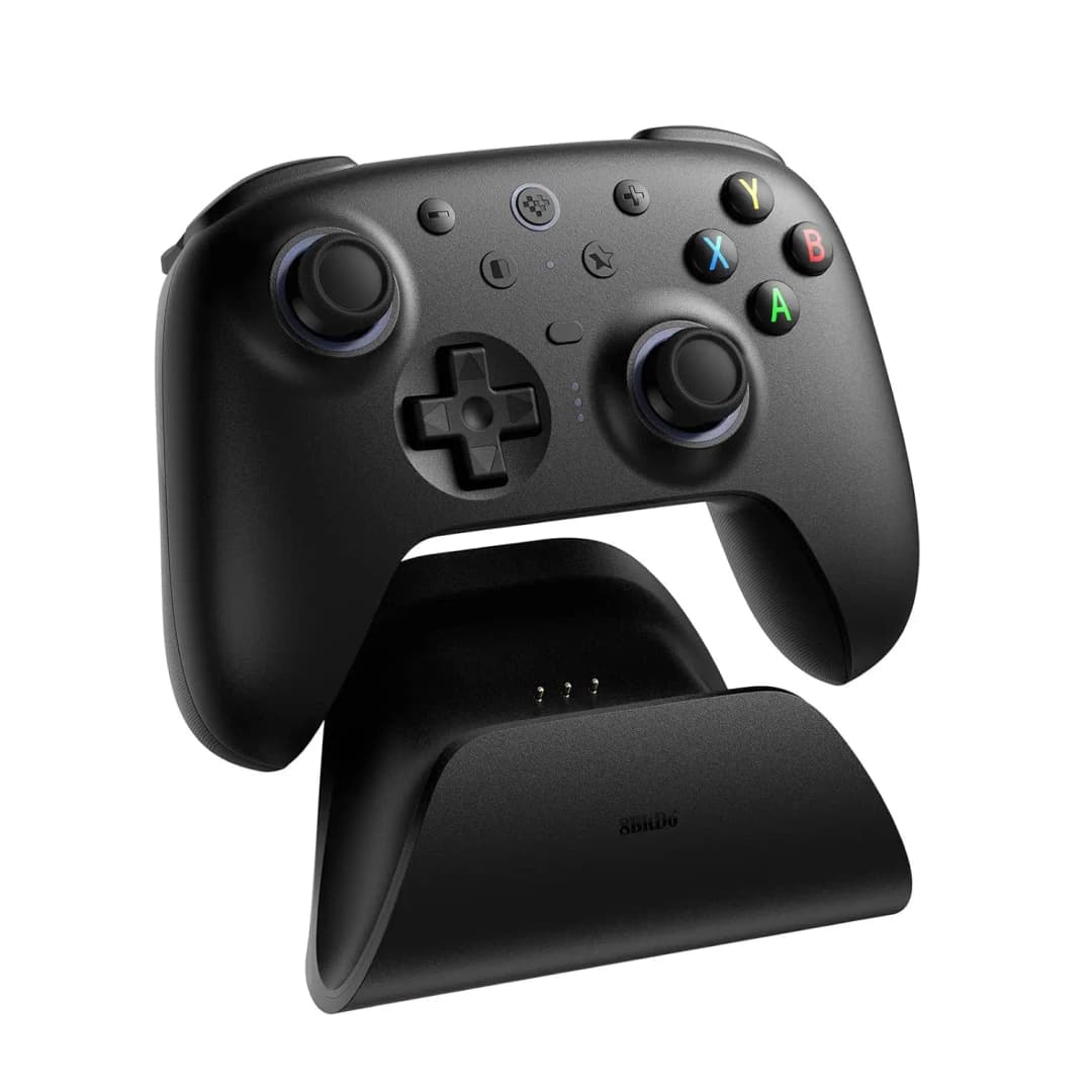 8BitDo Ultimate 2 Wireless Controller, Bluetooth/USB/2.4G Gamepad withTMR Joystick Charging Dock for Windows PC, Apple, Steam & - 5