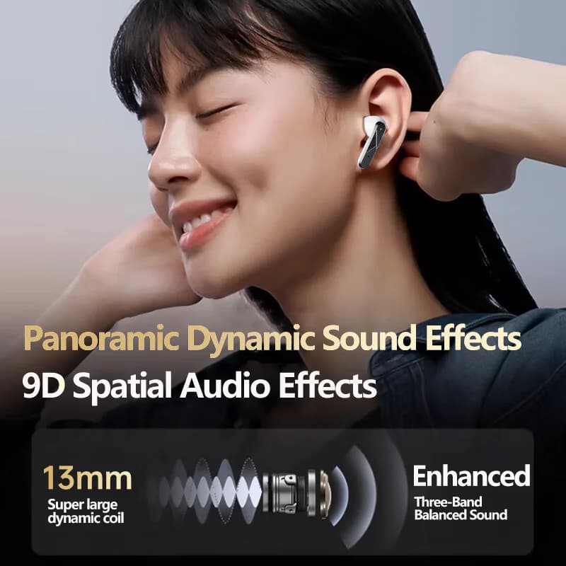 سماعات أذن أصلية لينوفو LP49 TWS بلوتوث 5.4 لاسلكية للألعاب وضع مزدوج إلغاء الضوضاء مكالمات HD سماعات رياضية - 3