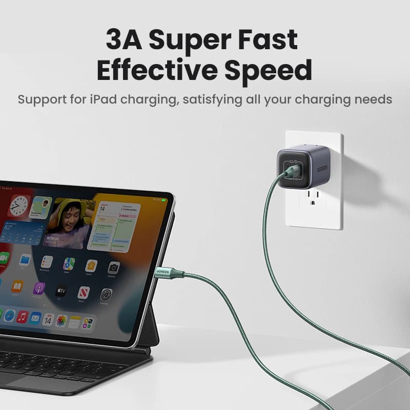 كابل UGREEN MFi USB C إلى Lightning: شحن سريع PD20W لـ iPhone 14 و13 و12 Pro Max Mini، كابل بيانات لـ iPhone وiPad - 3