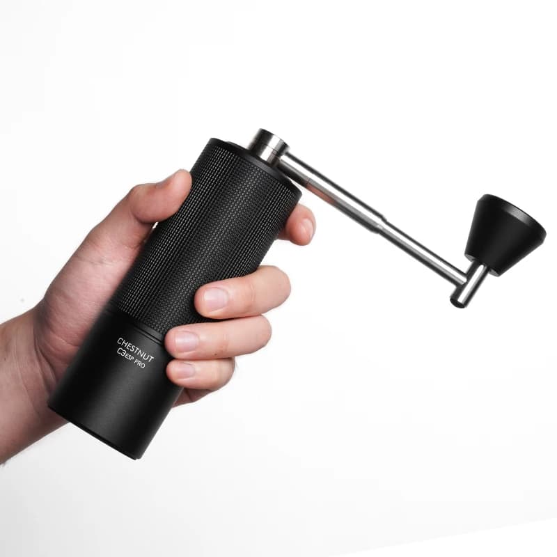 مطحنة قهوة يدوية TIMEMORE Chestnut C3ESP PRO سعة 25 جرام بقلب فولاذي قابل للتعديل مع فرشاة تنظيف - 2