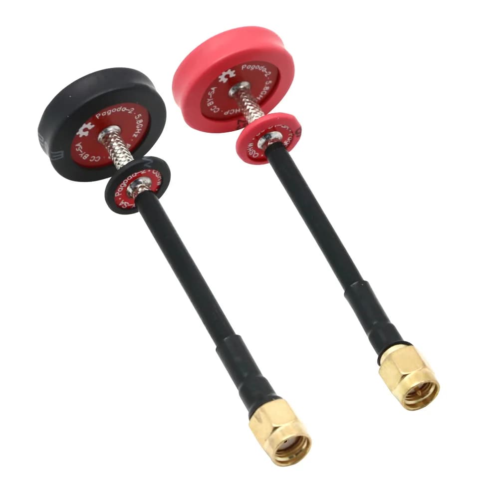 هوائي باغودا 2/ثلاثي التغذية 5.8G 5dBi 50W متعدد الاتجاهات FPV لوحة مسطحة هوائي باغودا LHCP/RHCP SMA/RP-SMA - 5