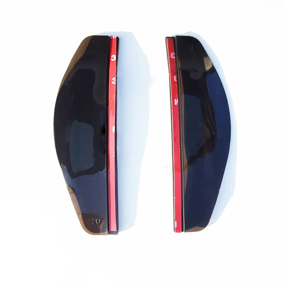 2Pcs Car Rearview Mirror Visor Baffle Rain Shield Eyebrow Mirror Deflector Cover Accessories For Smart 451 453 fortwo forfour - 6