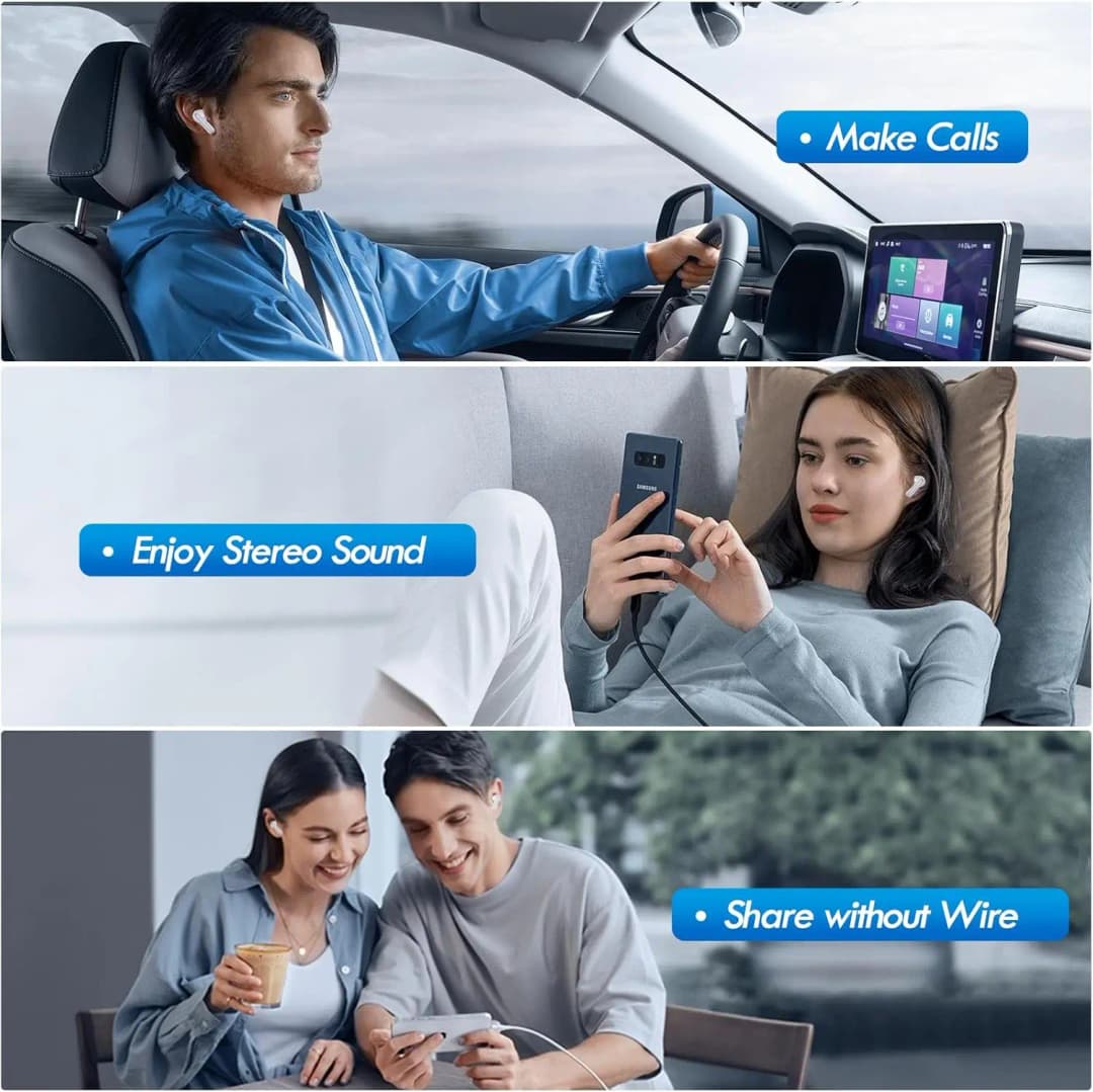 سماعات بلوتوث لاسلكية أصلية Air Pro إلغاء الضوضاء سماعات أذن ستيريو مزدوجة HiFi لسماعات Xiaomi Lenovo Air Pods Pro - 5