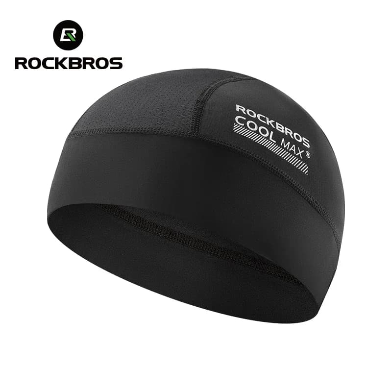 قبعة دراجات من ROCKBROS، قابلة للتنفس، سريعة الجفاف، قبعة خوذة، قبعة داخلية، حماية من الشمس UPF50، قبعة رياضية للجري، قبعة دراجات نارية صيفية