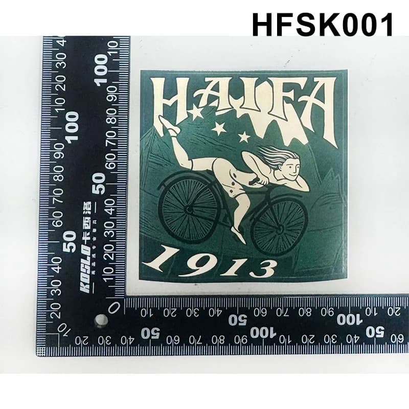 9*9cm Haifa 1913 Green Apes Monkey MHFC Maccabi Decoration Stikers for Bag Cup Wall Fridge - 2