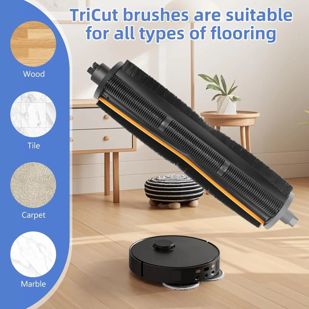 Original Dreame TriCut Brush For X40 Ultra/X30 Ultra/L20 Ultra/L10s Ultra Gen 2/S10 Pro/S20/S20 Pro/X10/X20 Pro Accessories - 6