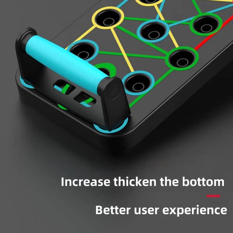 Prone board set, foldable prone board, portable multi-functional prone pole, home and gym equipment, chest muscle trainer - 6