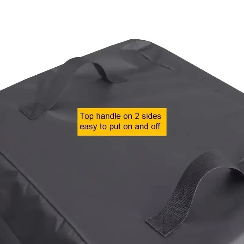 Ninja Wood Fire Grill Cover with Pockets-Durable Outdoor Pizza Oven Protector for Camping,BBQ,Picnics,Grill Covers for Outside - 5