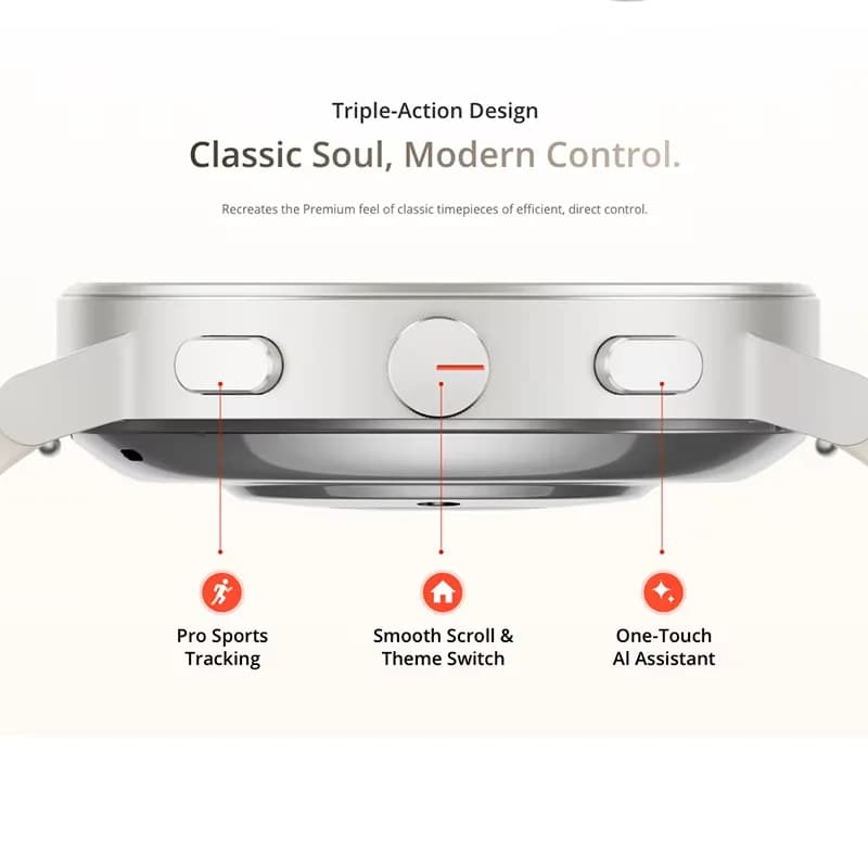  realme Watch S5 Smart Watch 1.43" AMOLED Display 5ATM Water Resistance 20-Day Battery Life 110 Sports Modes