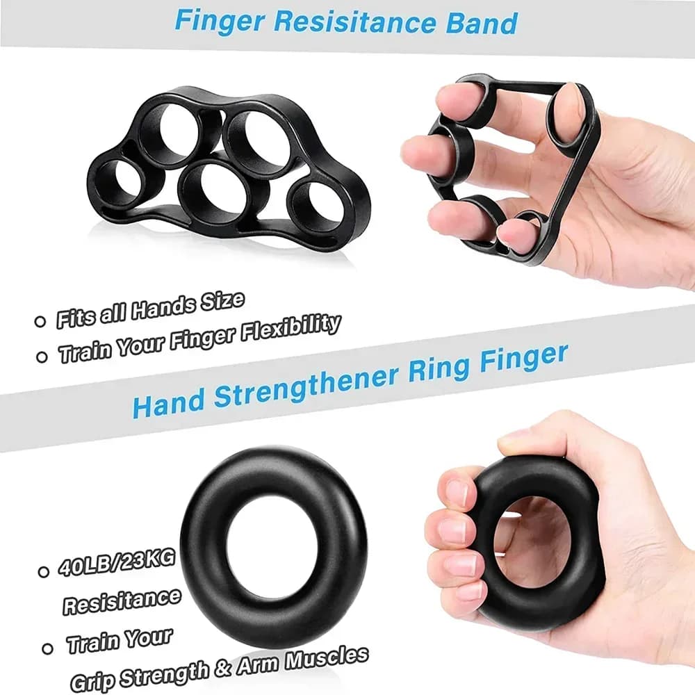 10-100Kg Strengthen Hand Grip Set Wrist Expander Finger Exerciser Forearm Muscle Recovery Fitness Gym Training Hand Gripper Gift - 6