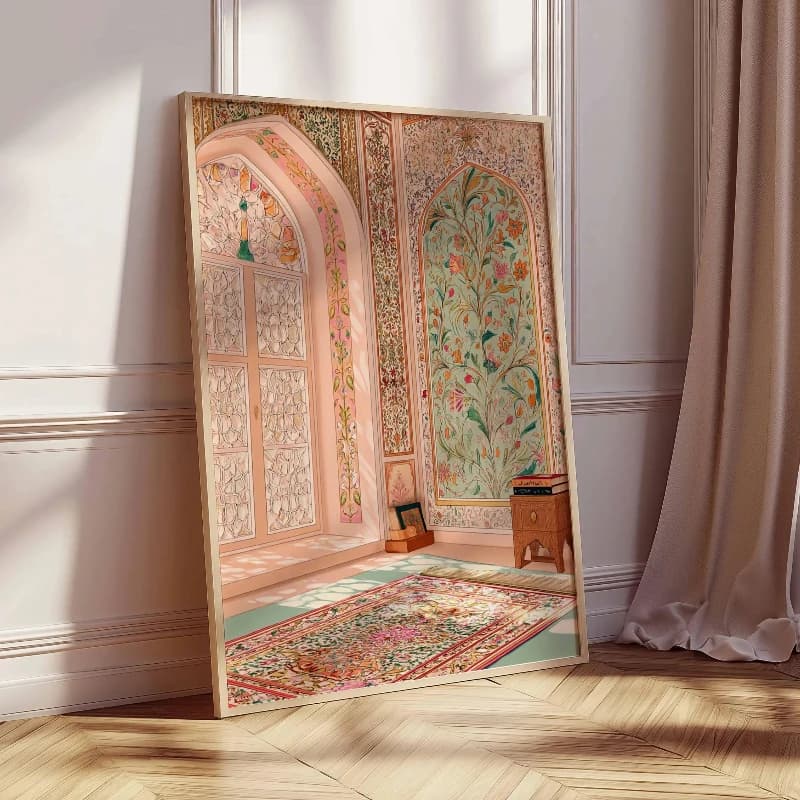 ملصق إسلامي، فن جداري إسلامي، طباعة معمارية إسلامية، ديكور شرق أوسطي، ملصق مسجد، طباعات فنية إسلامية، هدية إسلامية