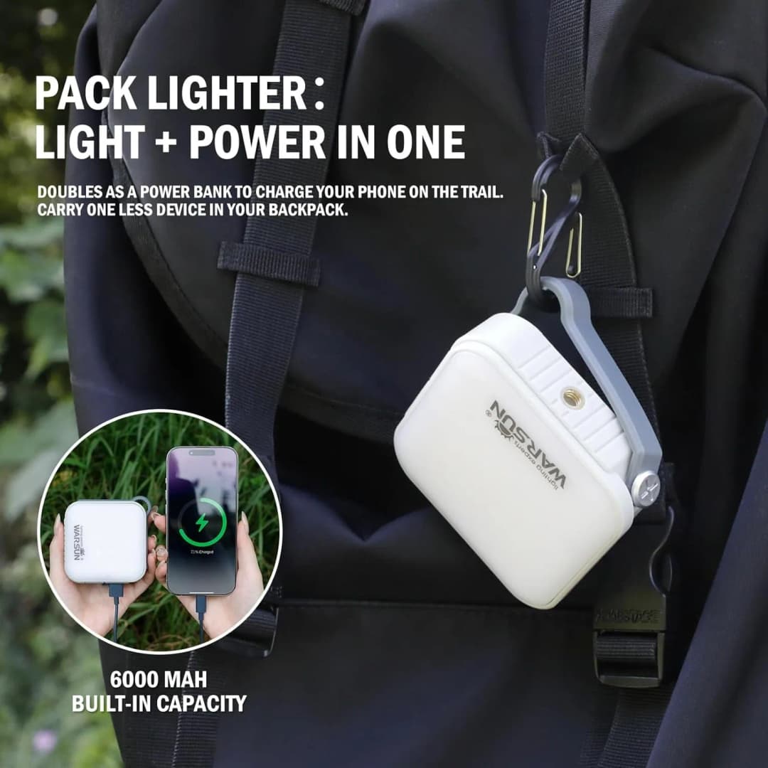 Warsun CP36 Camping Lights SMD Rechargeable Outdoor Hanging Lights Portable Fill Light Work Maintenance Lighting - 6