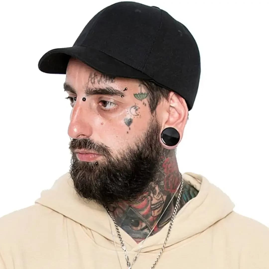 Short Brim 4 Size Fitted Closed Caps Hats New Cycling Bill Plain Trucker Men Women Hip Hop Baseball Snapback Sun Visor Era - 3