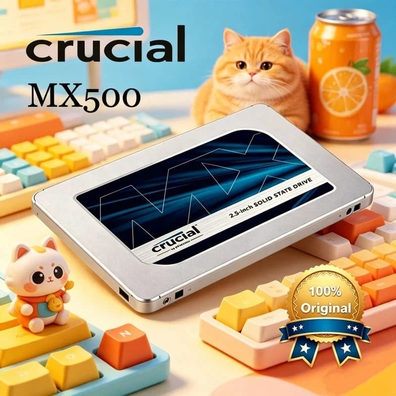 Reliable Crucial MX500 BX500 Laptop SSD, 3D NAND SATA 2.5-inch Internal Solid State Drive 240G 500GB 1TB 2TB