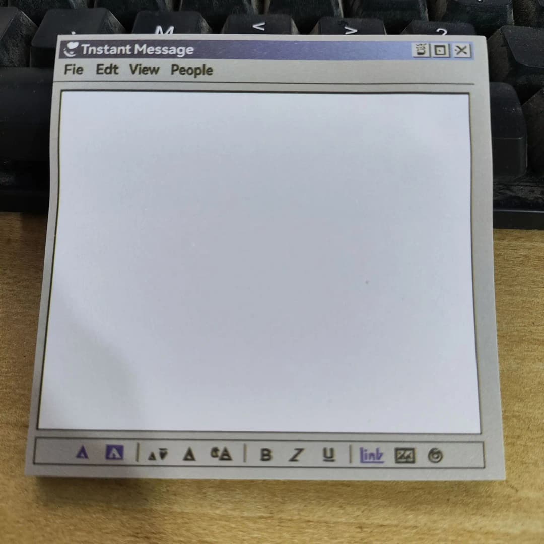 50-Page Retro Computer Drawing Tools Pattern Notepad Classic Design, Minimalist Color Scheme Back-to-School Season Notepad - 3