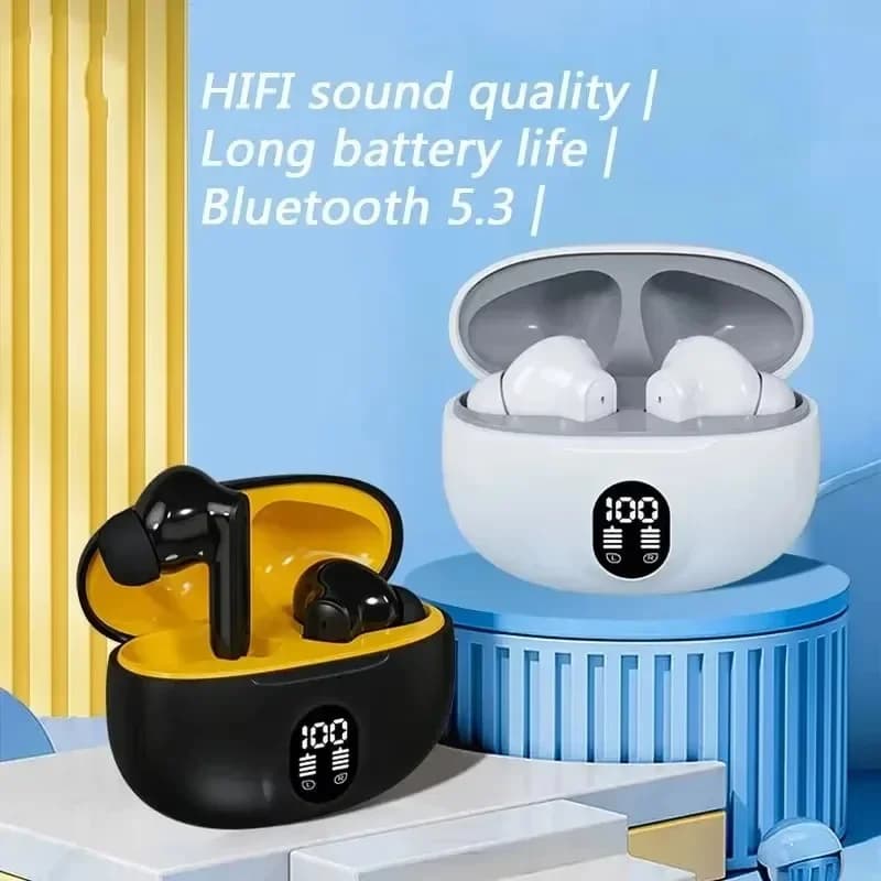 Wireless Bluetooth Headphones TWS Headsets With Mic Stereo Sport In-ear Earphone Touch Control Long Standby HD Call Earbuds Game