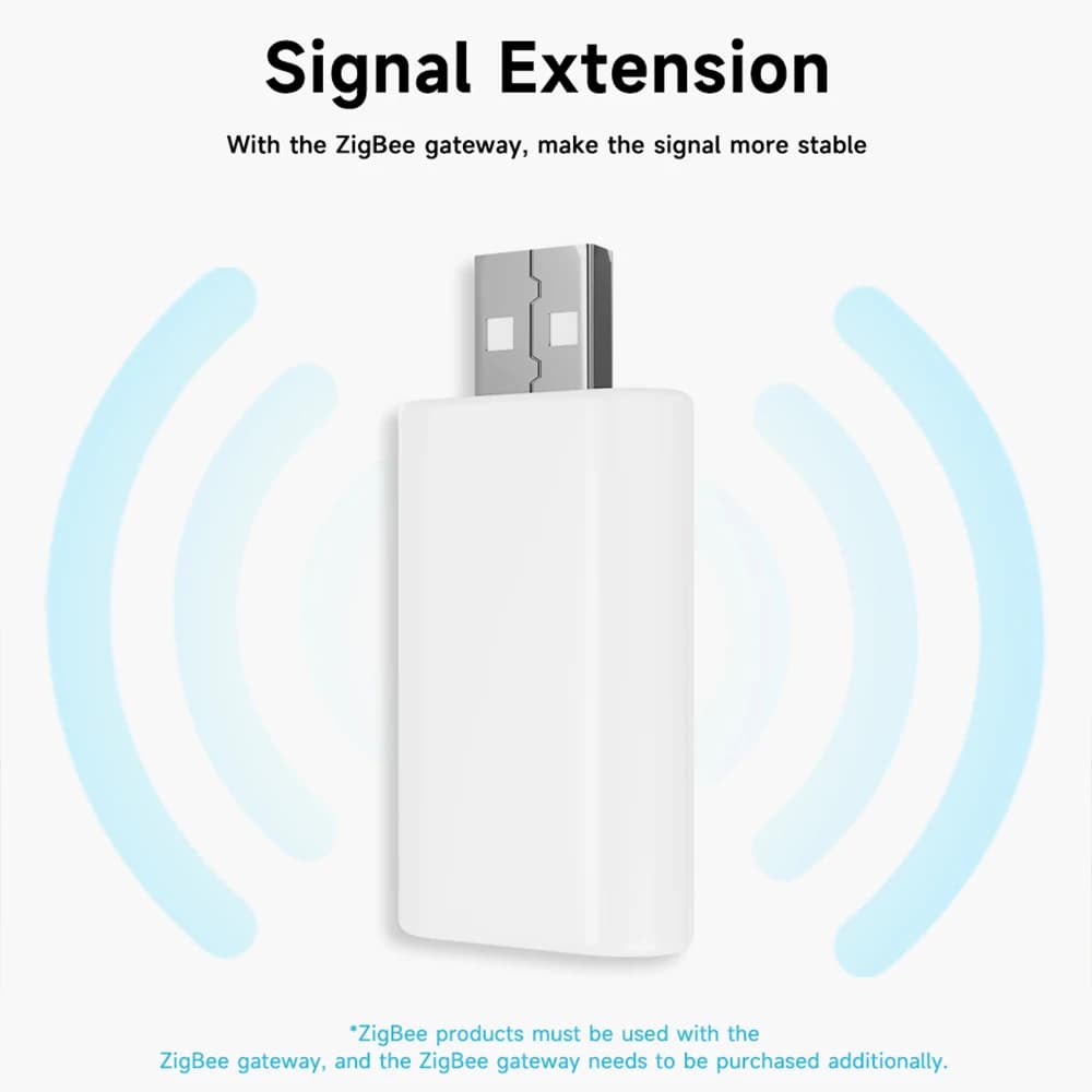 مكرر إشارة Tuya ZigBee 3.0، موسع USB، مضخم إشارة أتمتة المنزل الذكي، يتطلب مركز بوابة، تحكم عبر تطبيق Smart Life - 5