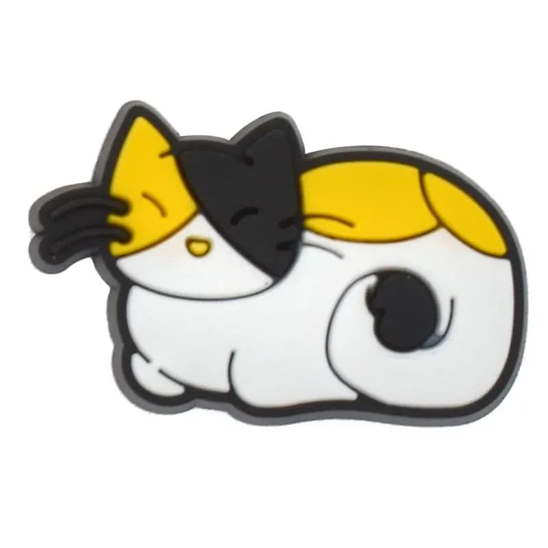 إكسسوارات أحذية على شكل قطة أليفة لكركس صنادل نسائية دبابيس نعال إكسسوارات ديكور أحذية شارات للأطفال والفتيان والفتيات والرجال - 6