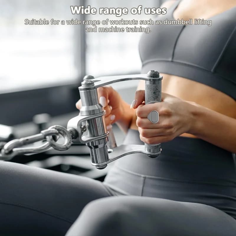 زوج واحد من مقابض التمرين المضادة للانزلاق، قفازات حماية اليد المطاطية المريحة لرفع الأثقال والسحب والتدريب في صالة الألعاب الرياضية وممارسة الرياضة - 2