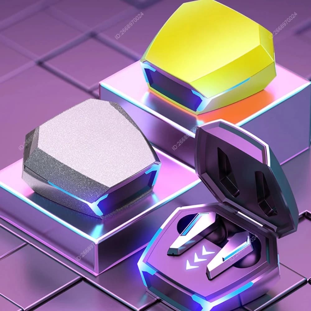 سماعات أذن بلوتوث للألعاب لاسلكية حقيقية TWS داخل الأذن مع ميكروفون سماعات رأس رياضية مقاومة للماء Hifi متوازنة للألعاب - 6