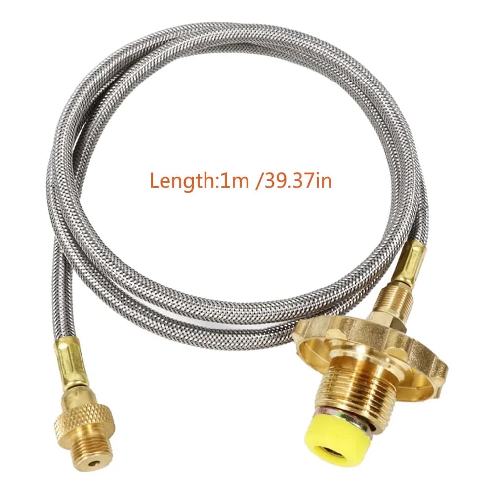 Outdoor Camping Gas Stove Propane Refill Adapter Gas Tank Connection Line Burner Adapter LPG Cylinder Hose Connector - 5