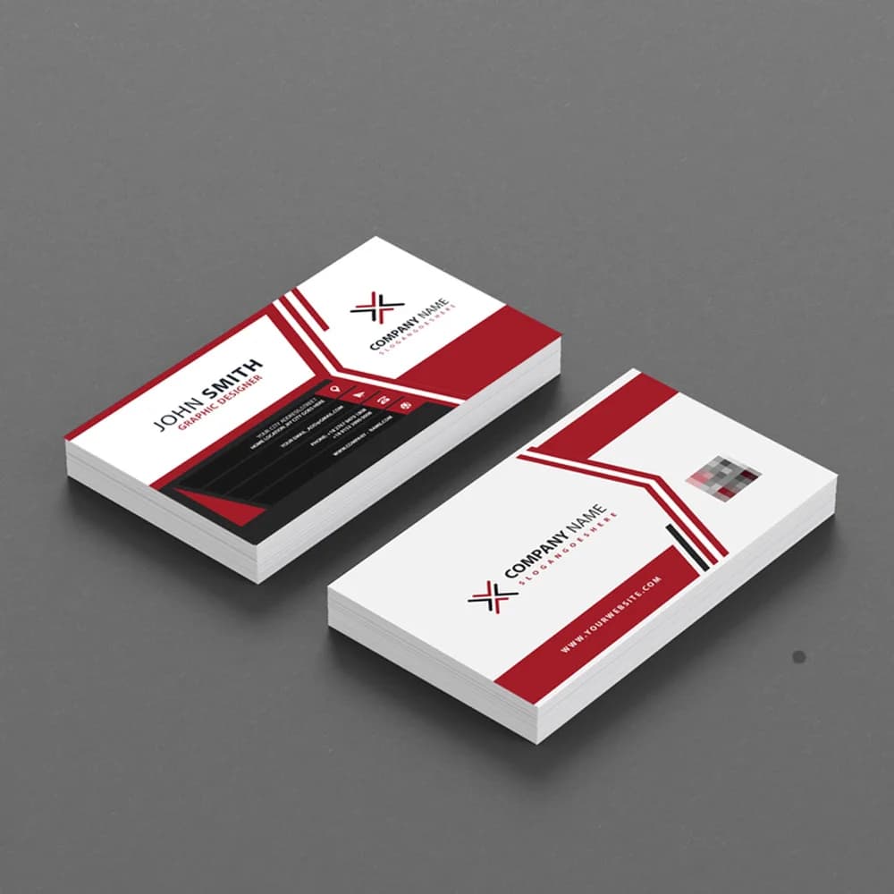 100PCS custom logo color double-sided small BUSINESS CARD thank you card gift card 300gmg paper 9x5.4cm - 5