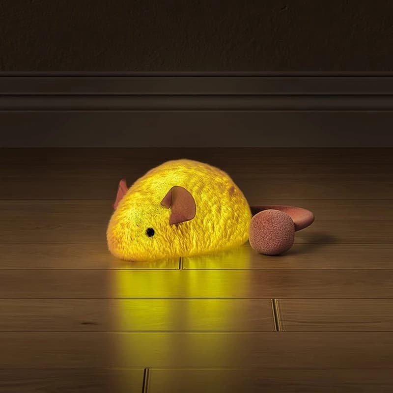 New Interactive Mouse Plush Cat Chew Toys Boredom Interactive Plush Toys Kitten Game Indoor Plush Mice Luminous Toys For Cats - 2