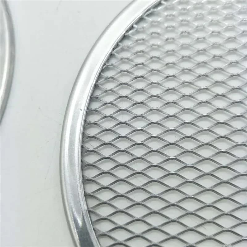 6-14 Inch Pizza Screen Pan Metal Net Non Stick Baking Tray New Seamless Aluminum Metal Net Bakeware Kitchen Pizza Tools - 4