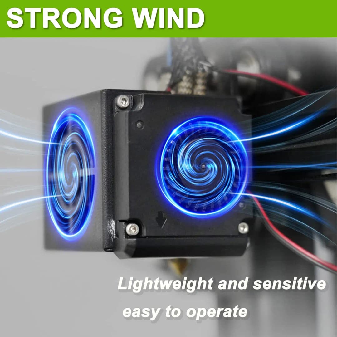 CREALITY Original 4010 Fans DC 24V Extruder Hot End Fan and Turbo Fan，Blower Fan and Axial Fan for Ender 3/Ender 3 Pro 3D Print - 6