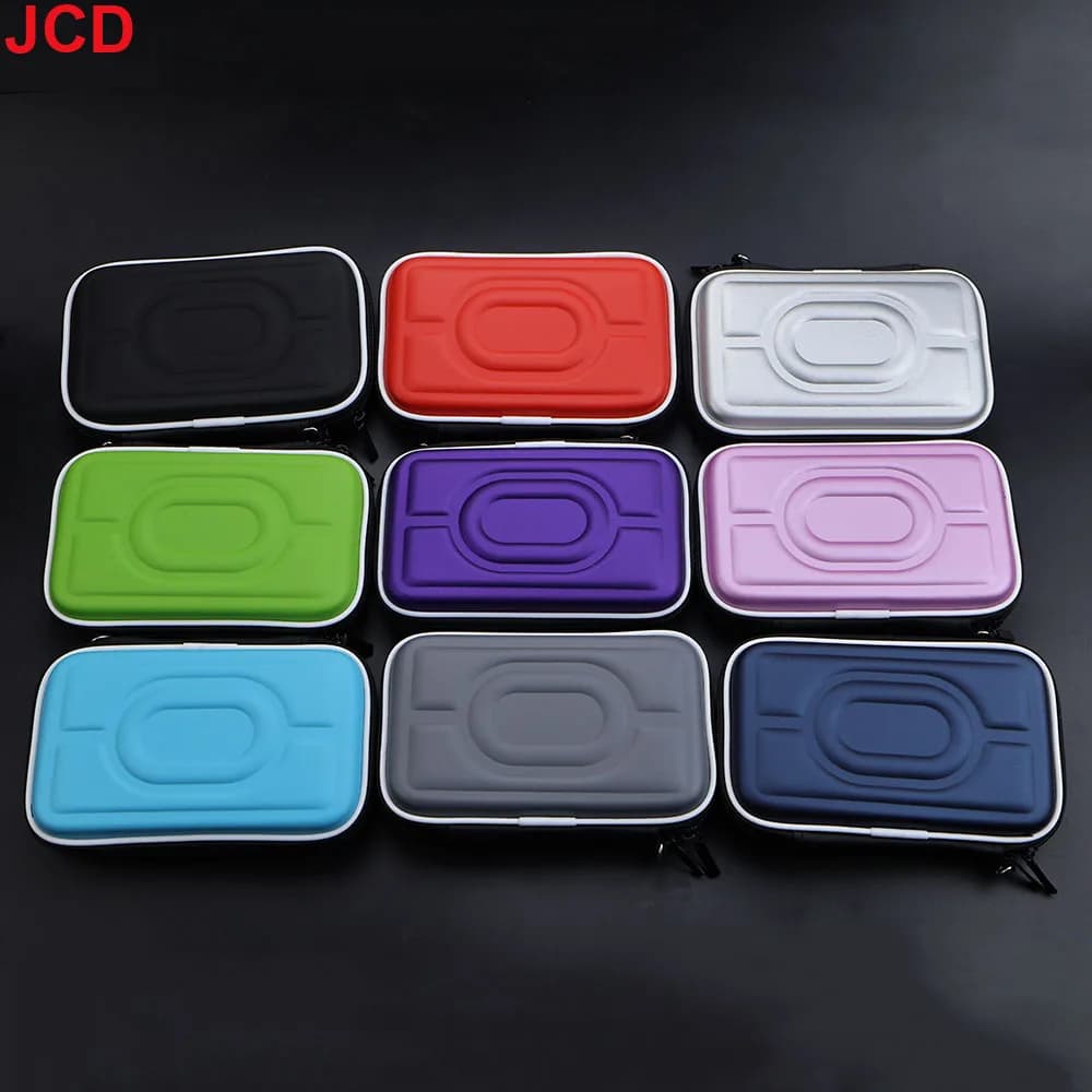 JCD 1pc Colors EVA Hard Case Storage Bag Pouch For 3DS NDSL NDSI GBA GBC Console Protective Carry Cover - 3