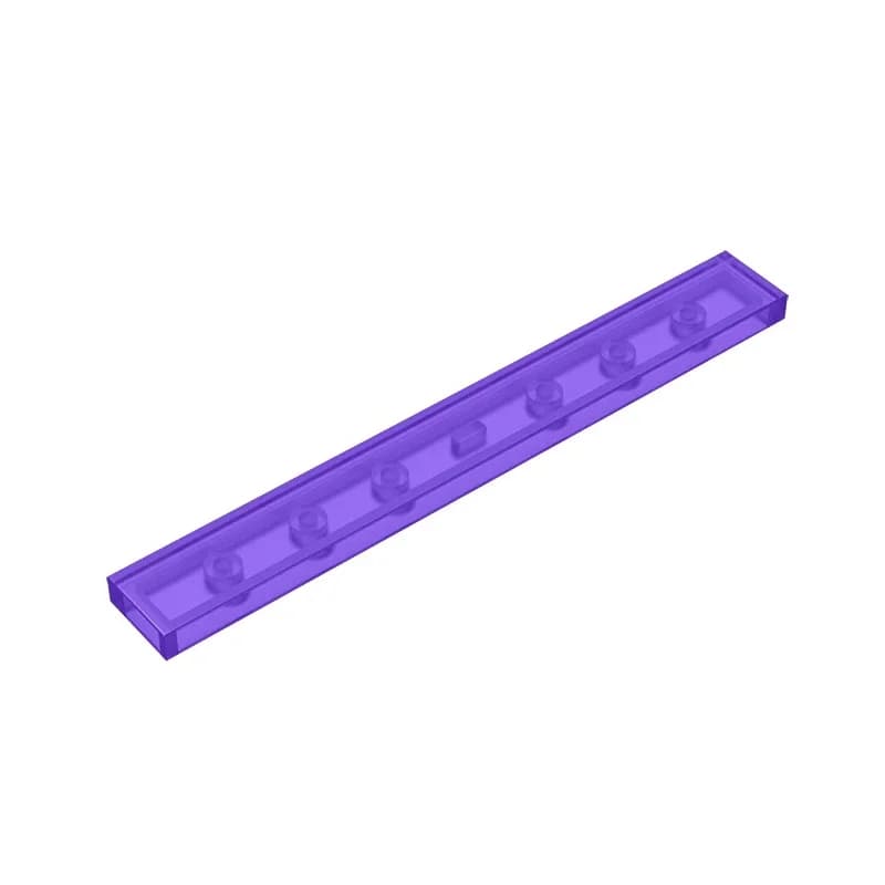 Gobricks GDS-565  Tile 1 x 8  compatible with lego 4162 pieces of children's DIY Educational Particles Building Blocks Technical - 4