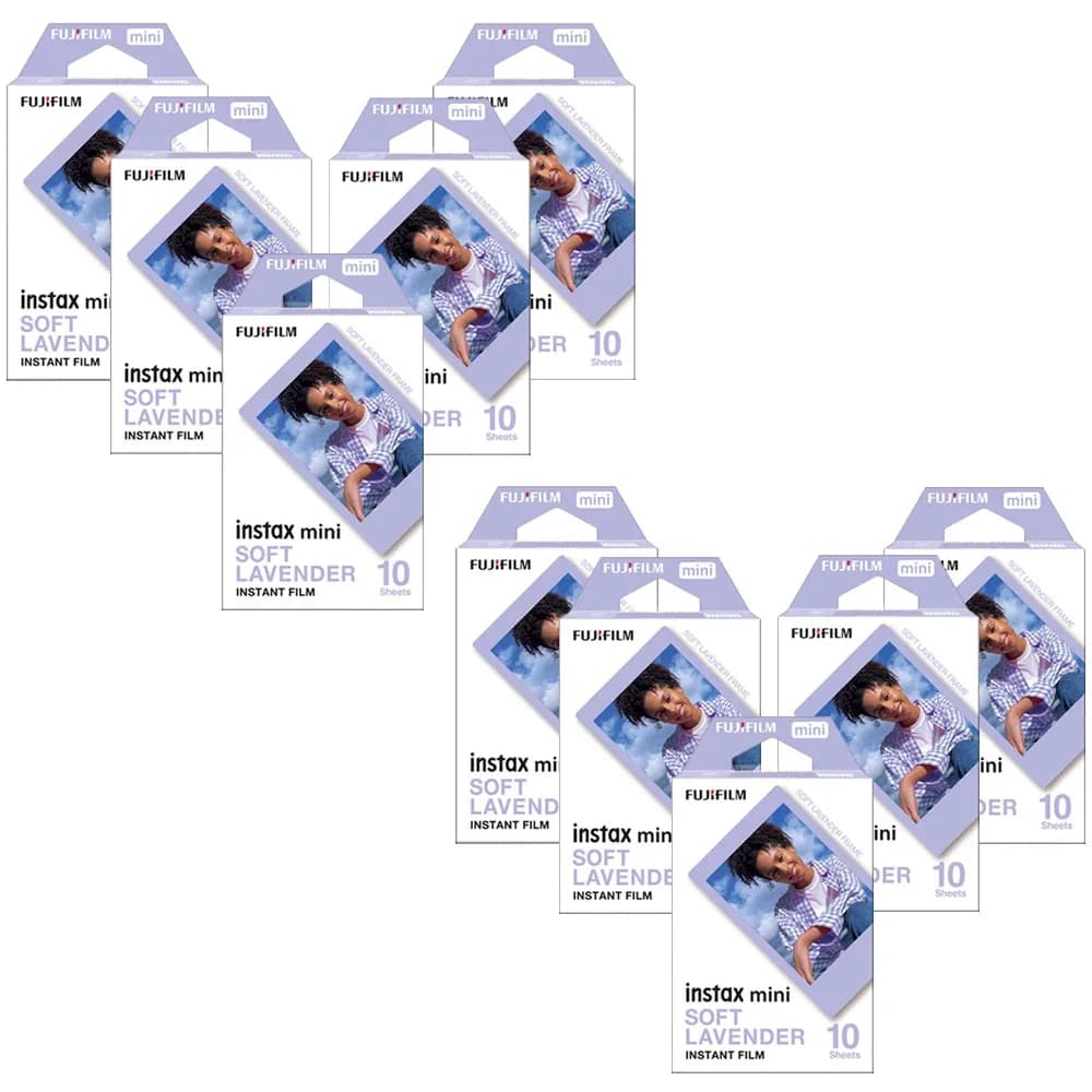 Fujifilm Instax Mini Film 10/30/100 Sheets Exposures Papers Color Design for Fuji Instax mini 12 Film Camera mini 11/40/9/8/7/90 - 6