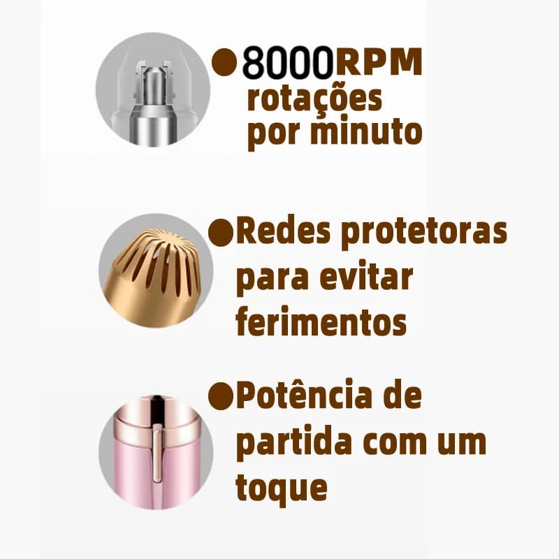 جهاز جديد لتشذيب الحواجب الكهربائي مزيل شعر الوجه للسيدات أداة حلاقة نسائية محمولة خالية من الألم - 3