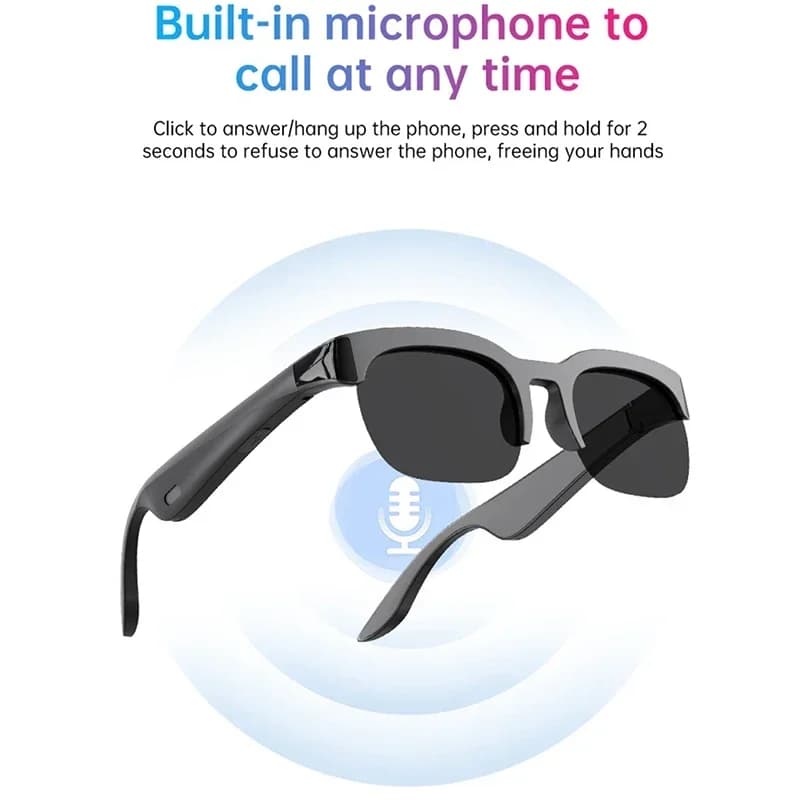 Lenovo Smart Glasses 2026 New AI Translation Bluetooth Conversation Recording Listening To Music Men Women Smart Sunglasses - 2