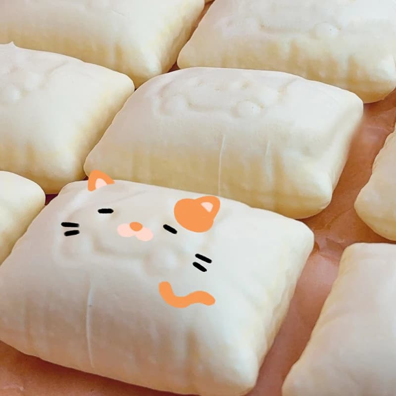 هريرة وسادة بطيئة الارتفاع انتعاش بطيء oy محاكاة البسكويت الإجهاد الإصدار اليد الاسترخاء ألعاب التململ الهدايا الكبار لعبة حسية - 4