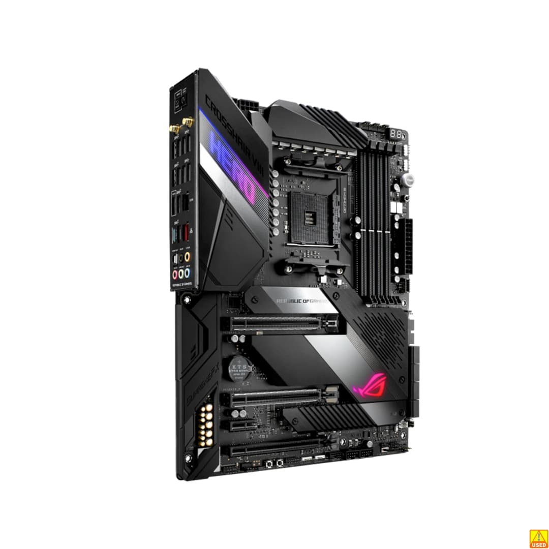 ASUS ROG Crosshair VIII Hero (WI-FI) Motherboard Socket AM4 CPU DDR4 4800(O.C.) MHz Memory Chipset X570 ATX Mainboard - 2