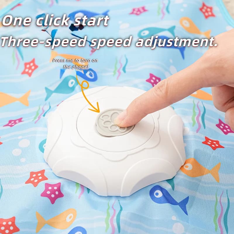 Electric cat turntable pet toy self-stimulating and relieving boredom automatic intelligent cat funny stick sports consumption - 4