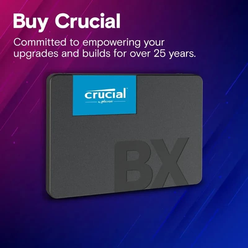 Crucial SSD MX500 256GB 500GB 1TB 2TB 3D NAND SATA 2.5 Inch High Speed Internal Solid State Drive For Laptop Desktop - 6