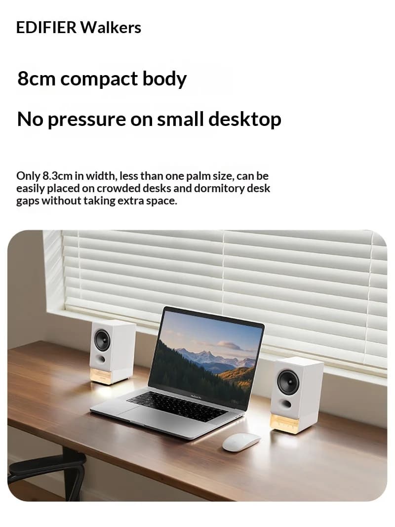 EDIFIER R20 Multimedia Speaker Desktop Computer Sound System Subwoofer High Volume Home Mini Speaker Music Office Speaker Gift - 3
