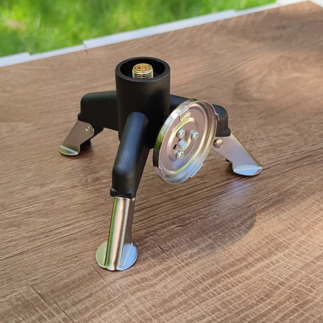 Outdoor Tripod Gas Stove Connector Ultralight Tank Stand Adapter Three Legs Gas Tank Adapter Camping Hiking Equipment - 3