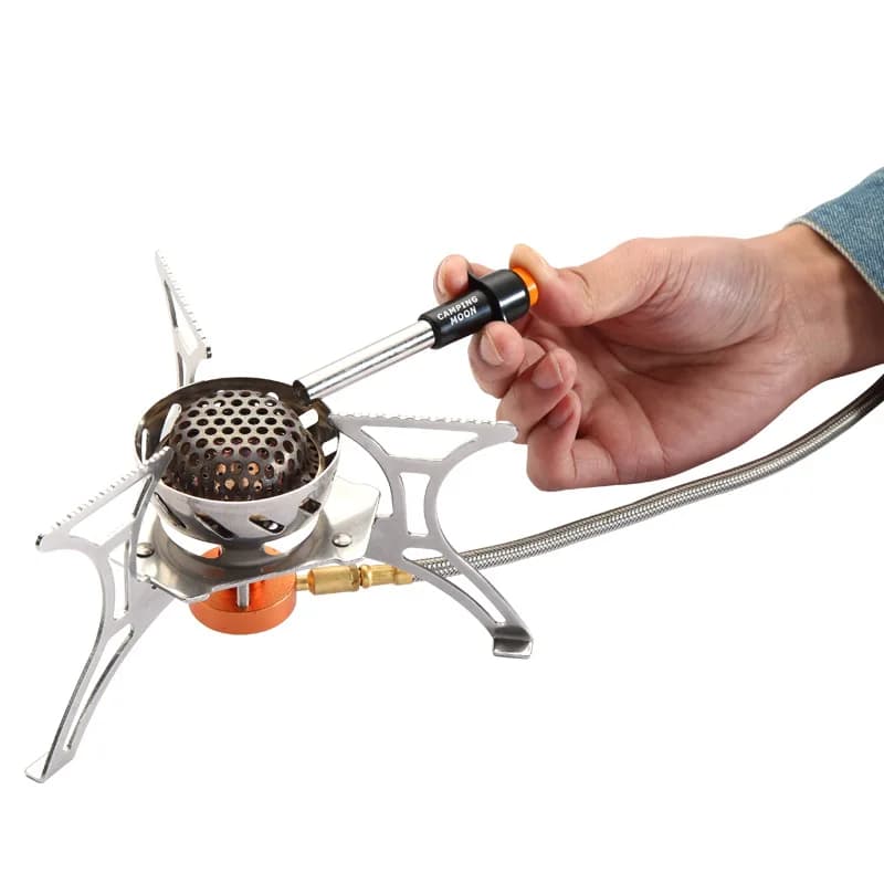 CAMPINGMOON I-1010 New Multi-Use Flame Gun Lighter Flamethrower Gas Gun Spray Torch Gas Burner Singeing Gun Flamethrower - 5