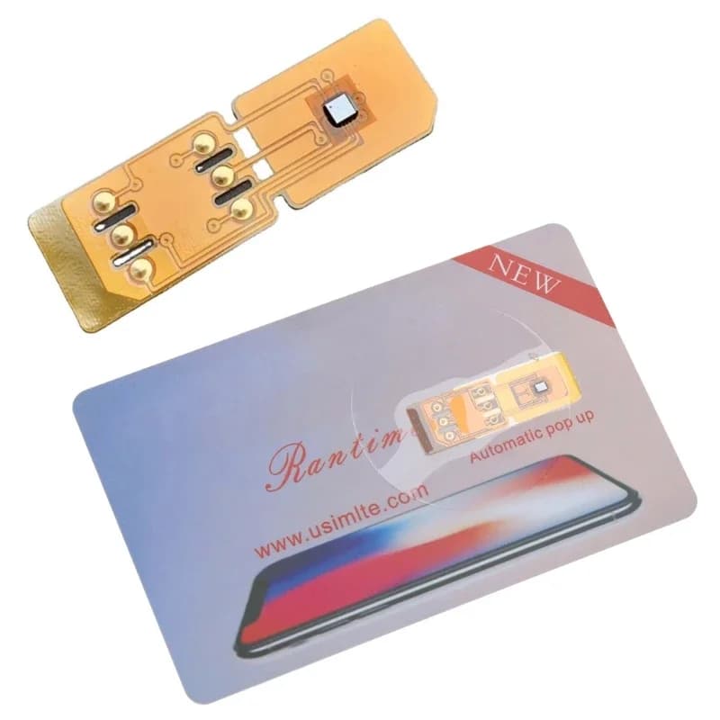 Mobile Phone USIM Unlocking Card for Phone13/12/11/ProMax/XR Pro  SIM Card Reader Adapter Box Iphone Xr Dual Sim Card Reader - 2