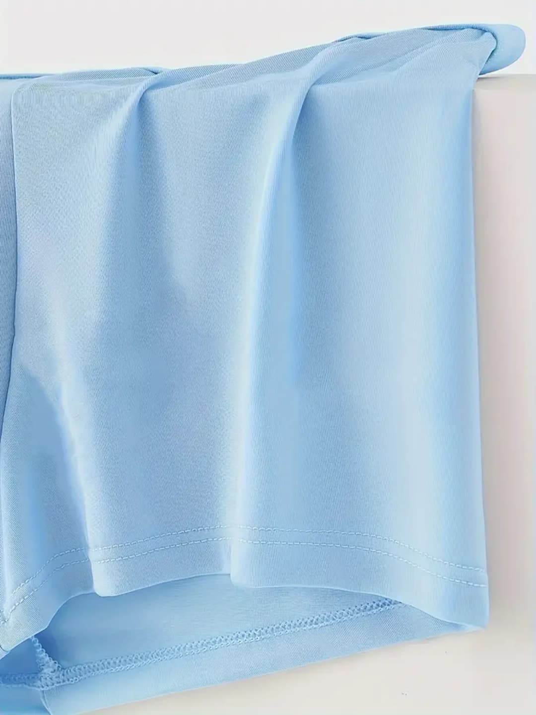 3pcs Luxury Ice Silk Satin Boxer Shorts Summer Cool Solid Color Men's Underwear Breathable and Comfortable Men's Flat Pants - 5