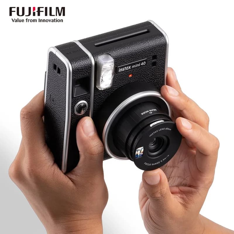 كاميرا Fujifilm Instax Mini 40، مجموعة صور فورية أصلية، أفلام كاميرا، مجموعة هدايا عيد ميلاد - 4