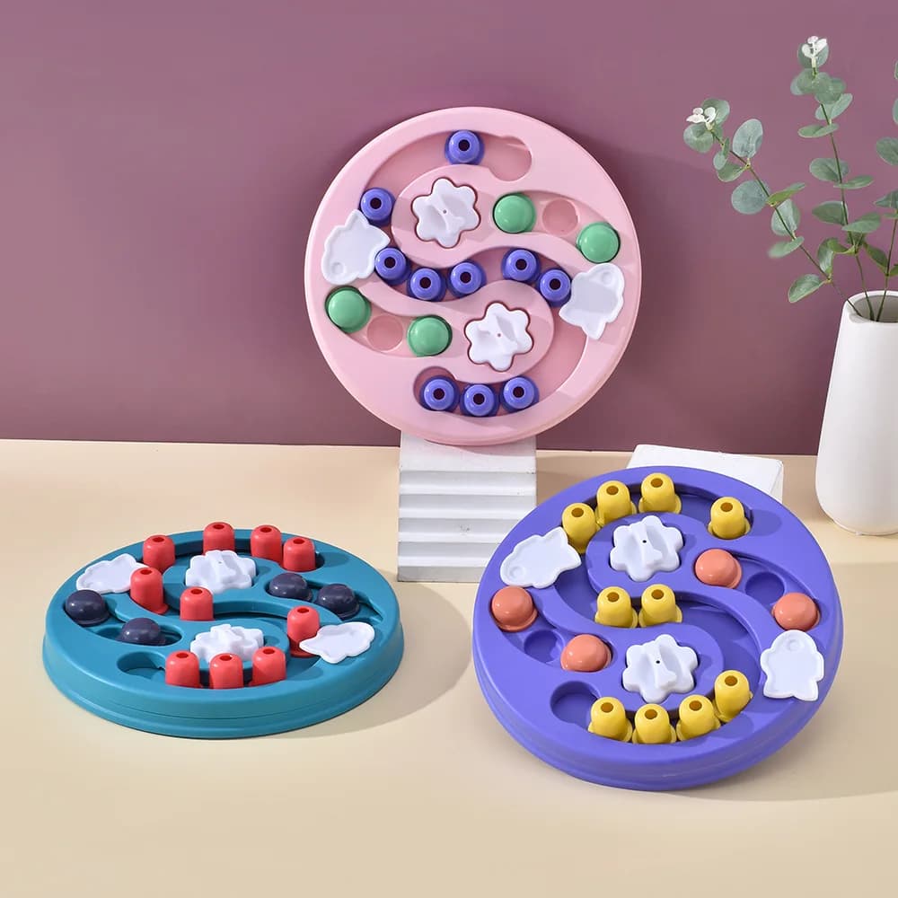 Dog Puzzle Toys Slow Feeder Interactive Increase Puppy IQ Food Dispenser Slowly Eating NonSlip Bowl Pet Cat Dogs Training Game
