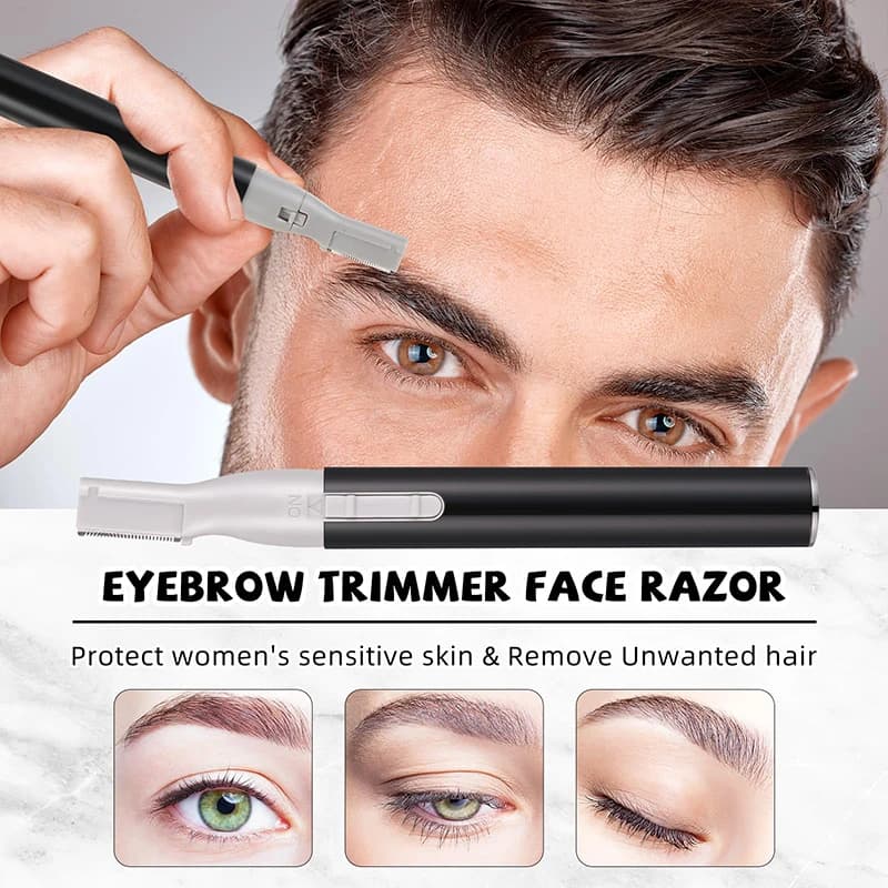 Trimmer Mini Electric Eyebrow Shaver Hair Remover Facial Shaver Hair Remover Facial And Neck Blur Lips Body Arms And Legs - 5