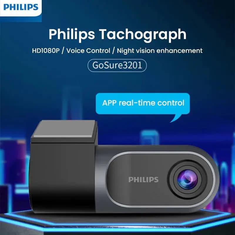 Philips Front WiFi Car 1080P HD Driver Video Recorder USB Car DVR Camera Loop Recording GoSure GS3201 - 2